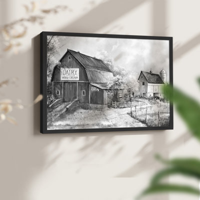 Day At The Farm -Framed Print - Restickable