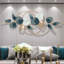 Modern Minimalist 3D Hollow-Out Metal Leaves Wall Décor