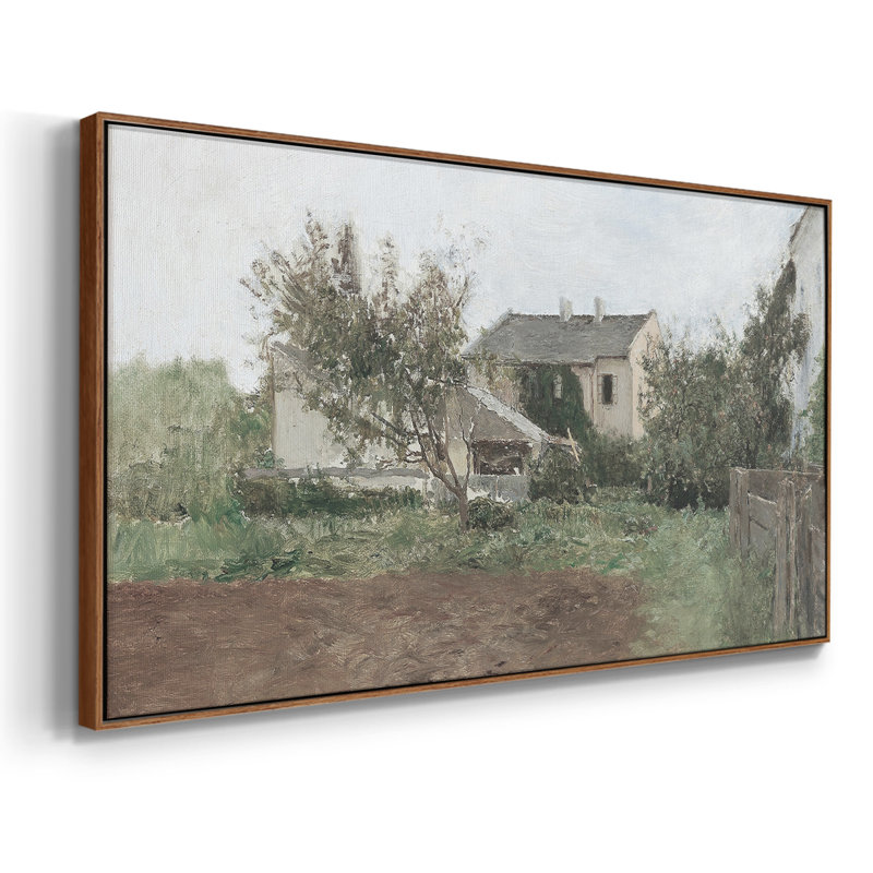 Série paysage -MXLV- Toile tendue avec châssis tendue - Prêt à accrocher, H 17 po x l 33 po, Blanc