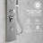 Shower Panel Tower System, LED Shower Panel Tower, Rainfall Waterfall Shower Head With Handheld