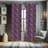 Psychedelic Semi-Sheer Rod Pocket Curtain Panels-324564122