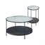 Ensemble de 2 tables d'appoint modernes 2 pièces