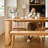 Burlywood Rectangular Solid Wood Dining Table-351480882