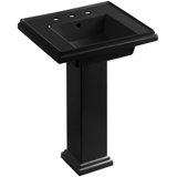 Tresham Fireclay Pedestal Bathroom Sink