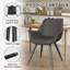 Fauteuil rembourré en velours Dutch-240794514