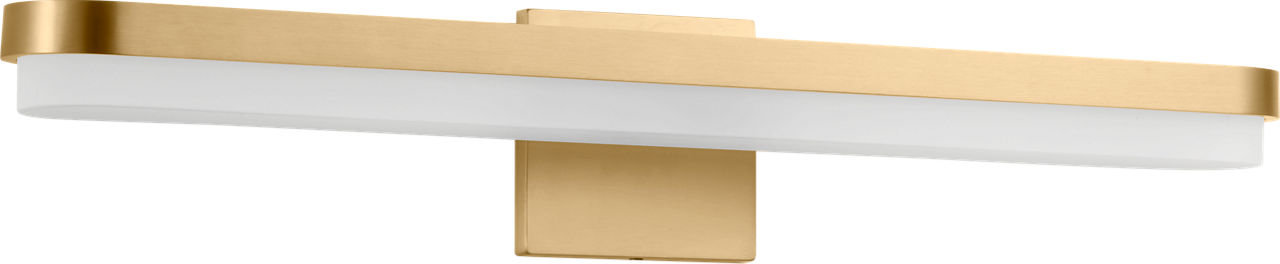 Single Light Vanity Light, Midnight Black, 5" H x 27" W x 4" D