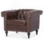 Canapé à accoudoirs carrés 38,98 po Daintin-1512793958