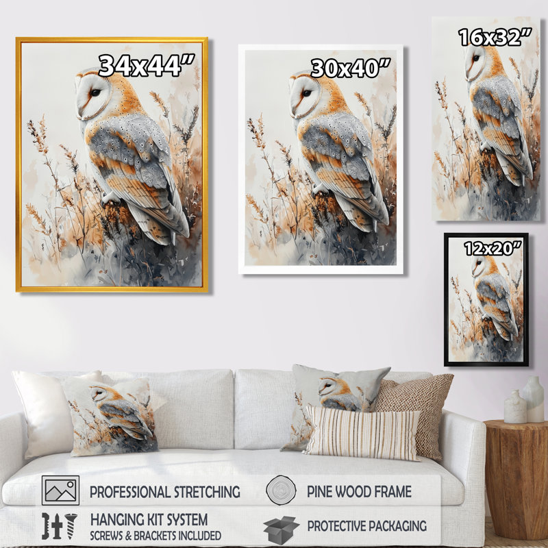 Fevbas - animaux, impressions sur toile, Argent argent, H 40 po x l 30 po, Reproduction encadrée d'une seule photo