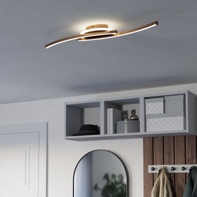 Hegg Plastic LED Semi Flush Mount