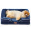 Lit orthopédique pour chien, canapé-lit lavable imperméable avec housse amovible, base antidérapante pour chiens de grande et moyenne taille-113294264-113294269