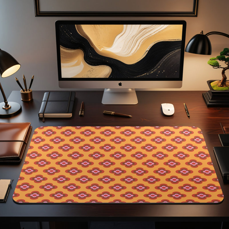 Polyester Desk Pad, 14.4x12.1