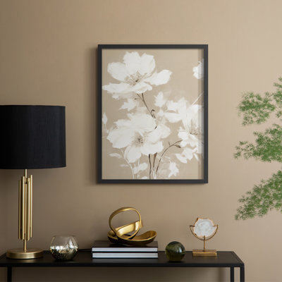 Vintage Floral Print XIII Framed Print - Solid Wood