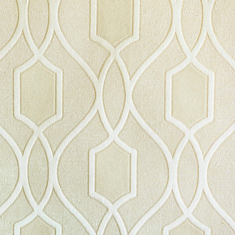Tissu jacquard Madison, Perle