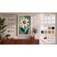Geometric Daisy Botanical - Wrapped Canvas-1893535660-1893535665