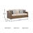 Danny 82.25" Wicker Outdoor Sofa