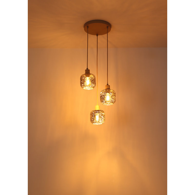 Sumako 3 - Light Bronze Geometric Pendant