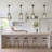 1-Light Modern Crystal Pendant Light with Adjustable Height, Suitable for Kitchen Island, Dining Room, and Hallway-1069028486