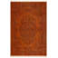 Tapis traditionnel rétro orange brûlé surteint-326682397