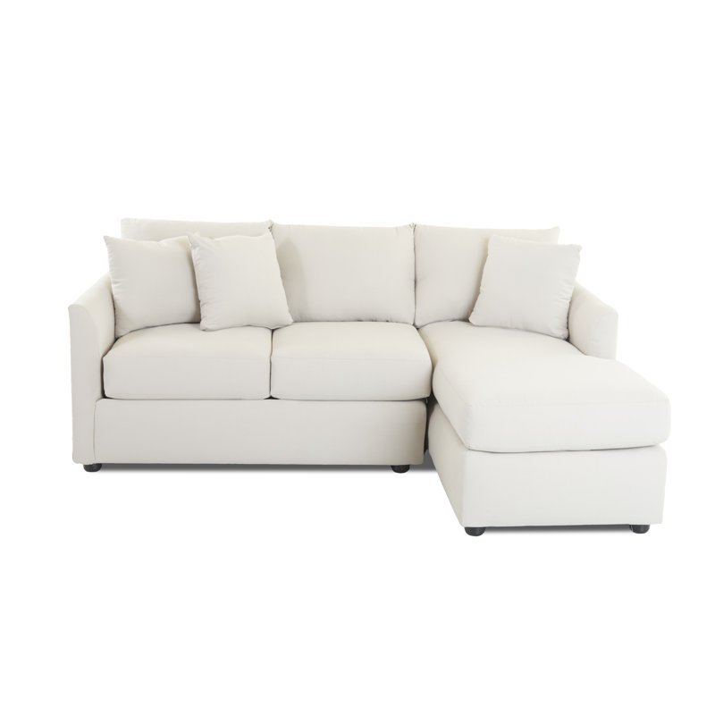 Cecelia Upholstered Sectional, Bevin Natural Linen Blend, Right Hand Facing