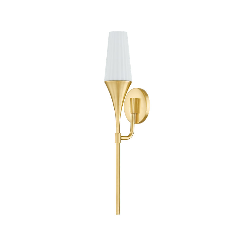 LUISA WALL SCONCE, Aged Brass