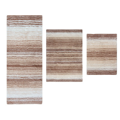 Alamanno 3 Piece Bath Rug Set