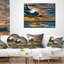 Coussin lombaire en soleil de mer