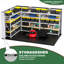 10 pi. L 8 pi. D Remise de rangement en plastique avec plancher
