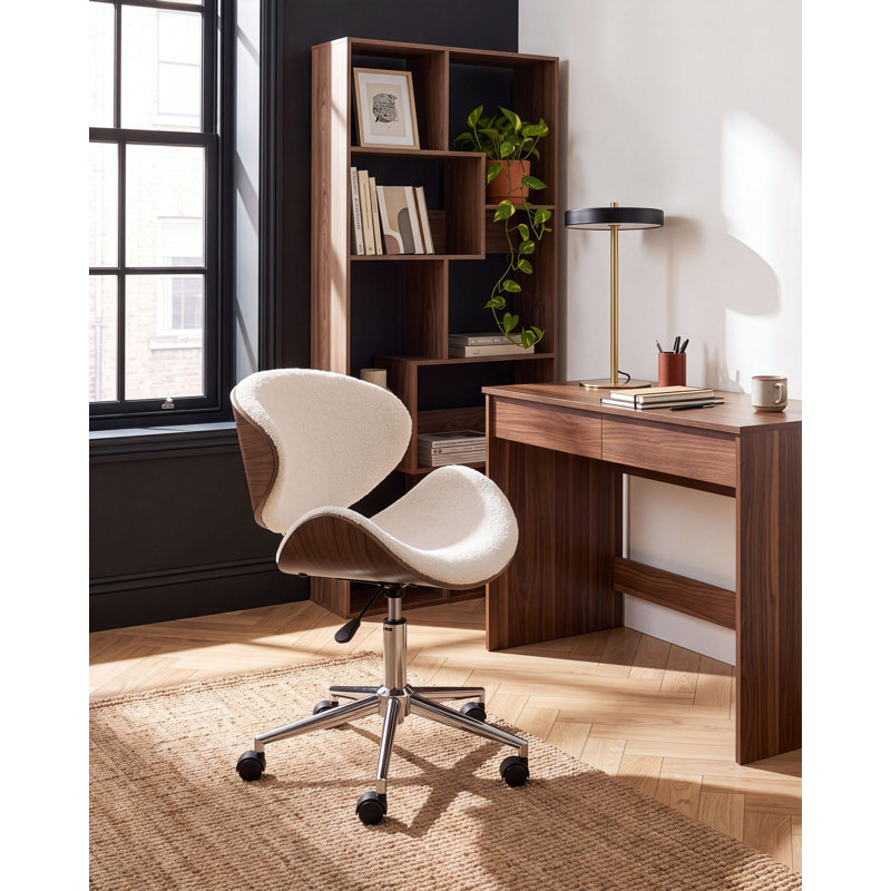 Beliani ROTTERDAM Boucle Office Chair
