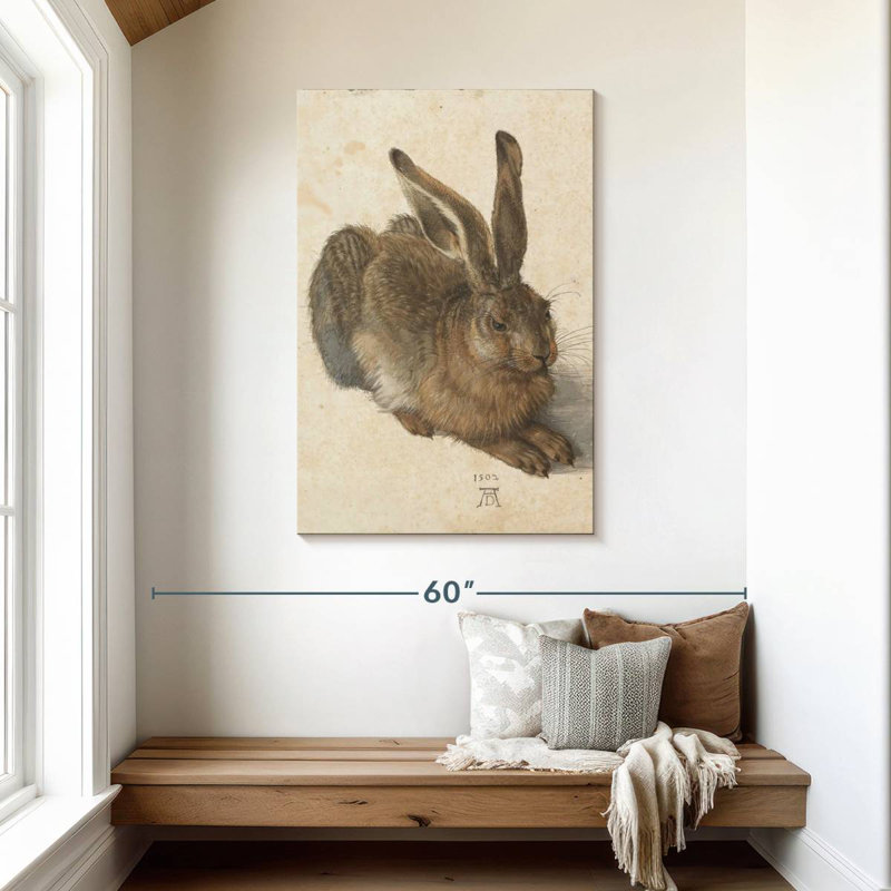 Brampt Young Hare, 45" H x 30" W
