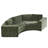 Boneless Curved Sectional Compressed Sofa, 4 to 12 Seater with 8.47" Wide Arms, No Assembly Required-1262935237-1262935239