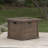 Outdoor Patio 24'' H X 32'' W Square Gas Burning Mgo Fire Pit (Tank Inside), Brown With Wood Pattern - 40,000 BTU
