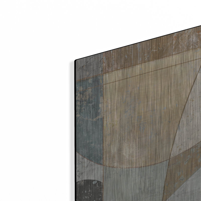 «Complementary Angles 2» par Suzanne Nicoll, Wrought Studio ™, art mural en métal, H 24 po x l 16 po