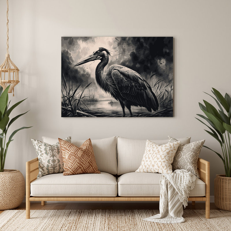 Art mural en métal noir, 24" H x 36" W