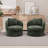 Wide Modern Upholstered Soft Swivel Barrel Chair Accent Chair(Set Of 2)-868756103