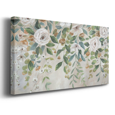 Cascading Blooms- Framed Gallery Wrapped Canvas -Ready to Hang