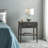 Beckett Solid + Manufactured Wood Side Table in Anthracite