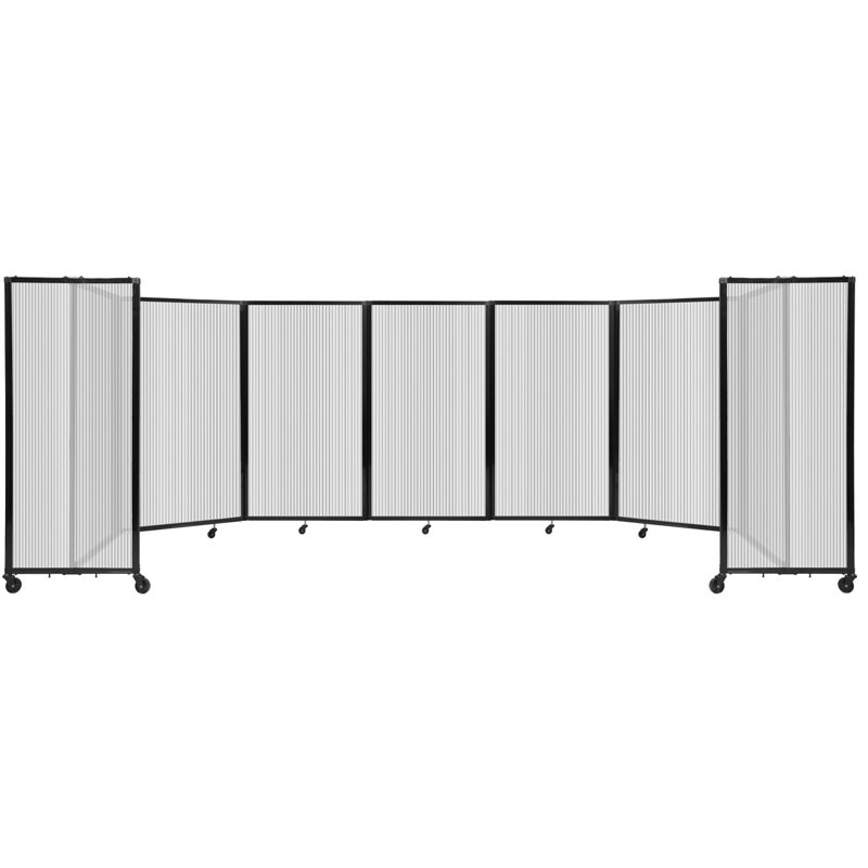 Cloison murale en polycarbonate 360, H 60 po x l 234 po, Transparent