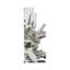 Freeform Resin Sculpture Silver Leaf