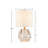 Geometric Glass Table Lamp