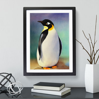 XV1022-3494X Penguin In Watercolour No.4 - Print