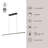 Drift 45-in Black dimmable LED Linear Pendant-124959362