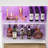 45.27'' Coffee Wine Bar Cabinet With LED Light, Sideboard With 3 Drawers-1388665799