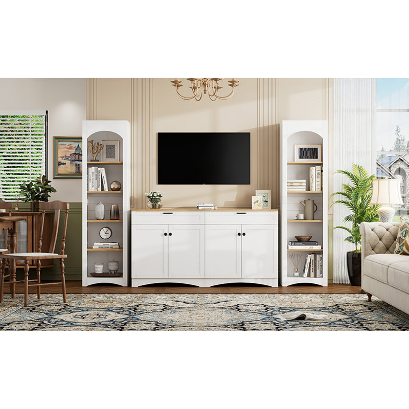 Tillman TV Stand For Tvs Up To 70", White