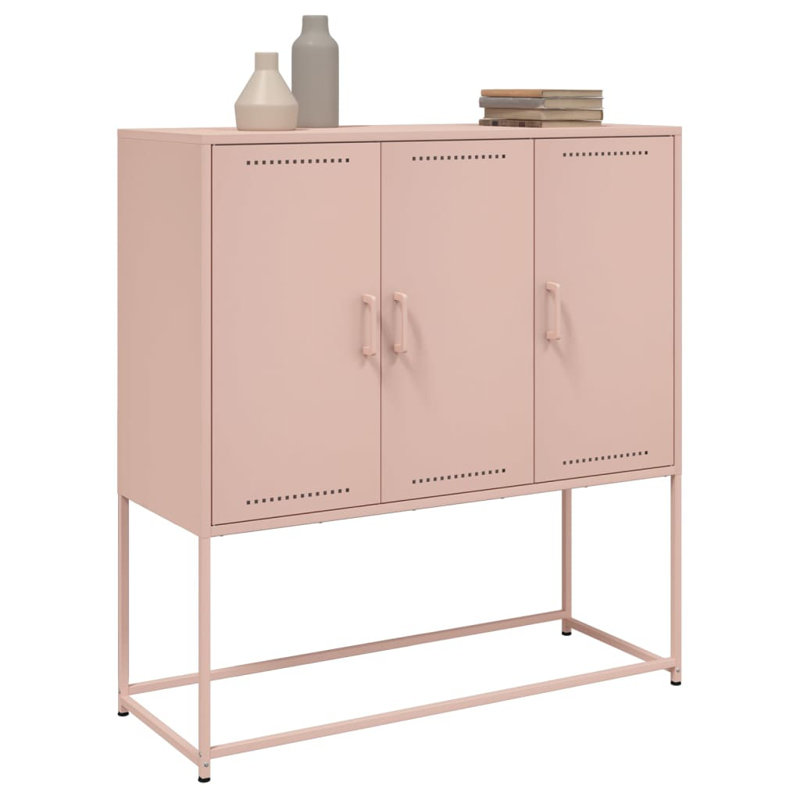 Storage Cabinet, Antique pink and pink