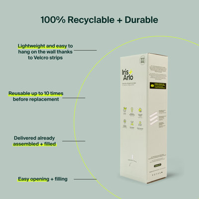 Wall-Mounted Cardboard Dispenser, Daily pads, regular