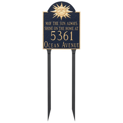 Home at Wedding Anniversary Garden Sign