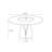  Modern Sintered Stone Round Dining Table for 4-6 with Pedestal Base and Lazy Susan-1415205243-1415205247-1415205239