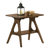 Arona Mid-Century Modern Wood End Table With Shelf