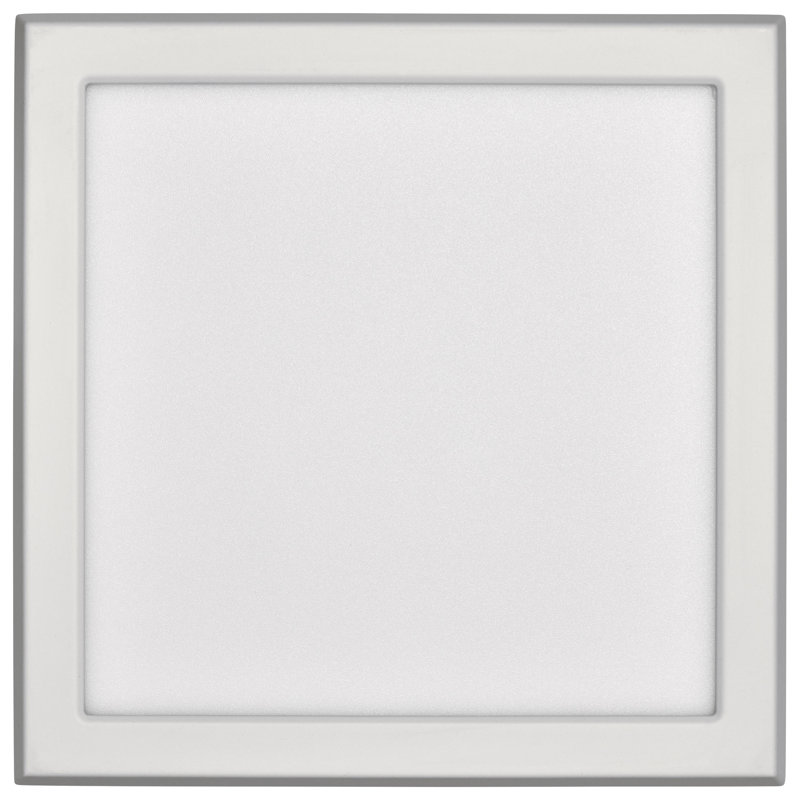 White Aluminum 7" Square Flush Mount LED Light