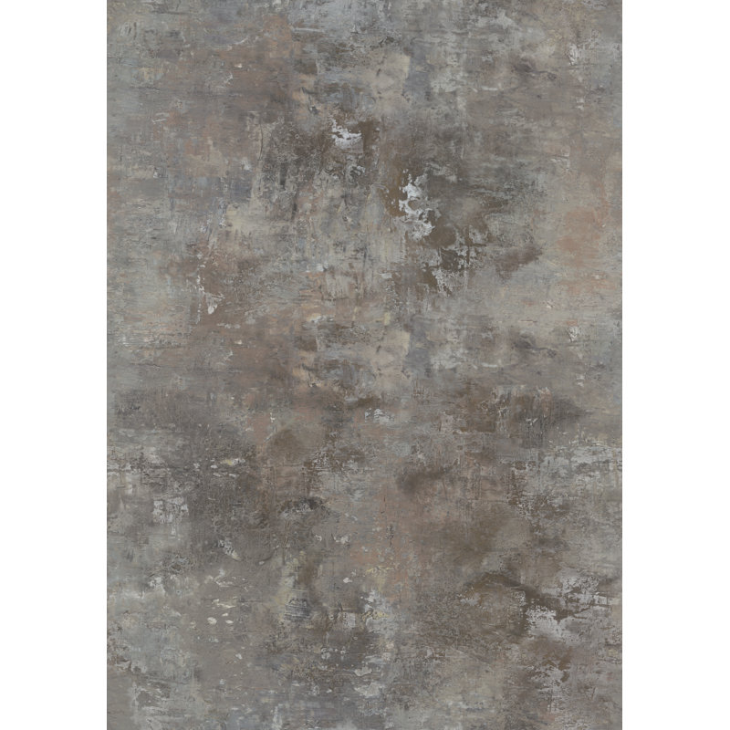Sebbie 3M X 2.12M Matte Paste The Wall Mural, Grey/Brown